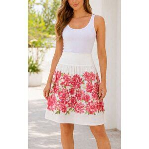 SPEECHLESS Cotton Voile Floral Skirt - Sz 9